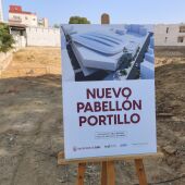 Instantes del acto de la primera piedra de las obras