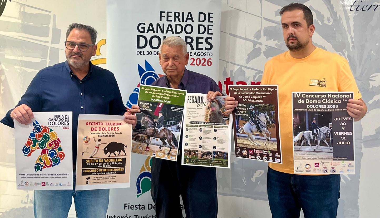Joaquín Hernández, alcalde de Dolores: "FEGADO es la única feria de ganado de estas características que se celebra en todo el Levante español" Joaquín Hernández, alcalde de Dolores: "FEGADO es la única feria de ganado de estas características que se celebra en todo el Levante español"