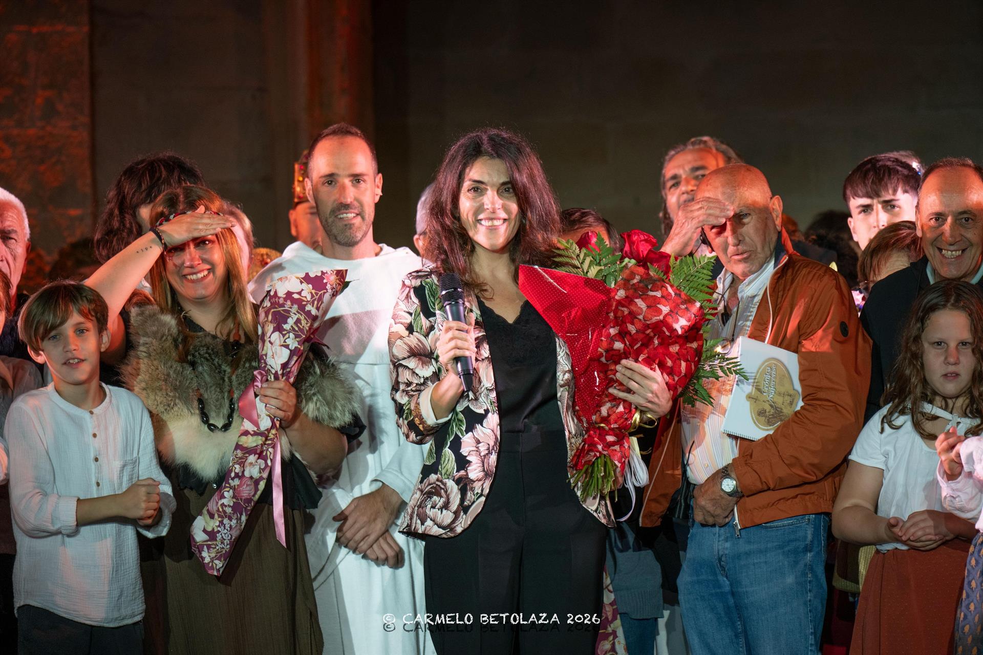 Mabel del Pozo se despide emocionada de la dirección de la Crónica de Nájera Mabel del Pozo se despide emocionada de la dirección de la Crónica de Nájera