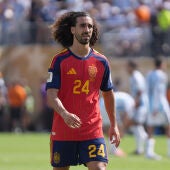 Marc Cucurella durante la final del Mundial