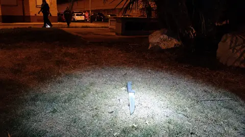 La Policía Nacional detiene a un hombre por amenazas con un cuchillo en Palencia .