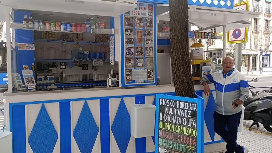 Jos&eacute; Manuel Garc&iacute;a en el Kiosko Narvaez