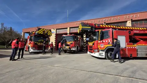 El SEPEI se despliega en los incendios del centro de España El SEPEI se despliega en los incendios del centro de España