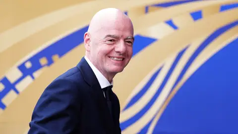 El presidente de la FIFA, Gianni Infantino, en la final de la Copa del Mundo de 2026 El presidente de la FIFA, Gianni Infantino, en la final de la Copa del Mundo de 2026