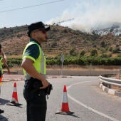 Agentes de la Guardia Civil en La Vall d'Uixó.