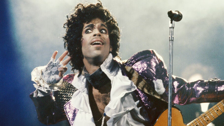 Prince en un concierto