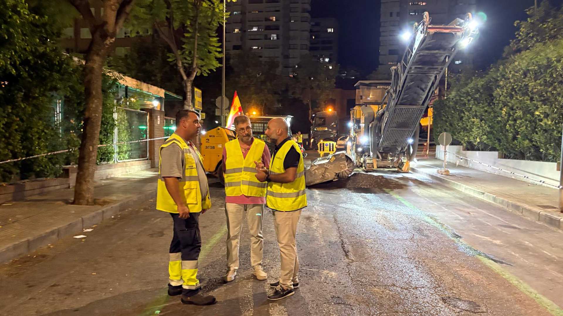 Actuaciones de asfaltado en varias calles de Benidorm para mejorar la seguridad vial Actuaciones de asfaltado en varias calles de Benidorm para mejorar la seguridad vial