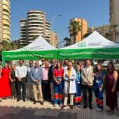 Carlos Bautista, delegado territorial de Salud y Consumo en Málaga, indica cómo protegerse del sol durante la cuarta ola de calor