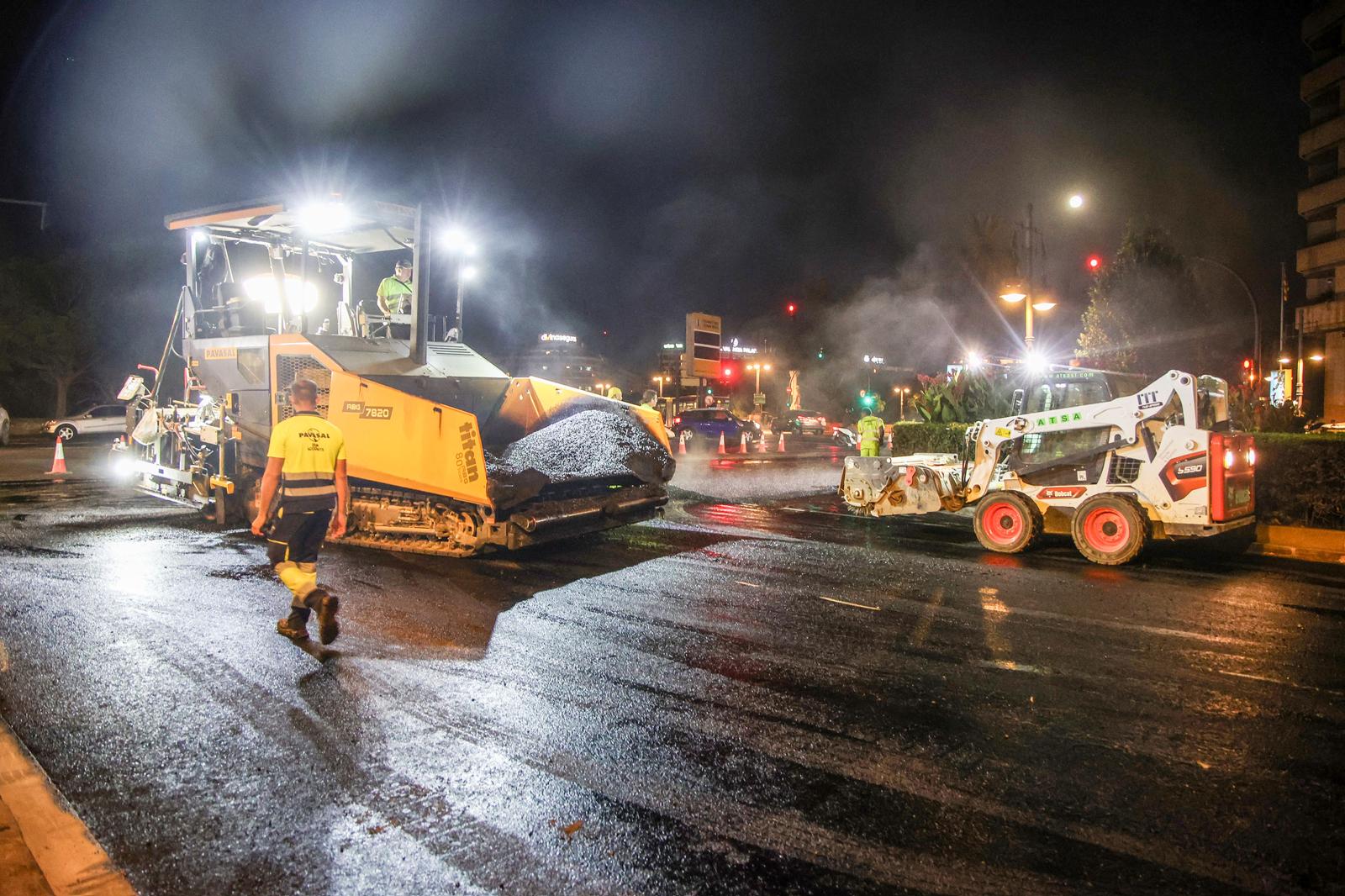 Las obras de la Gran Vía Marqués del Túria de Valencia entran en su recta final Las obras de la Gran Vía Marqués del Túria de Valencia entran en su recta final