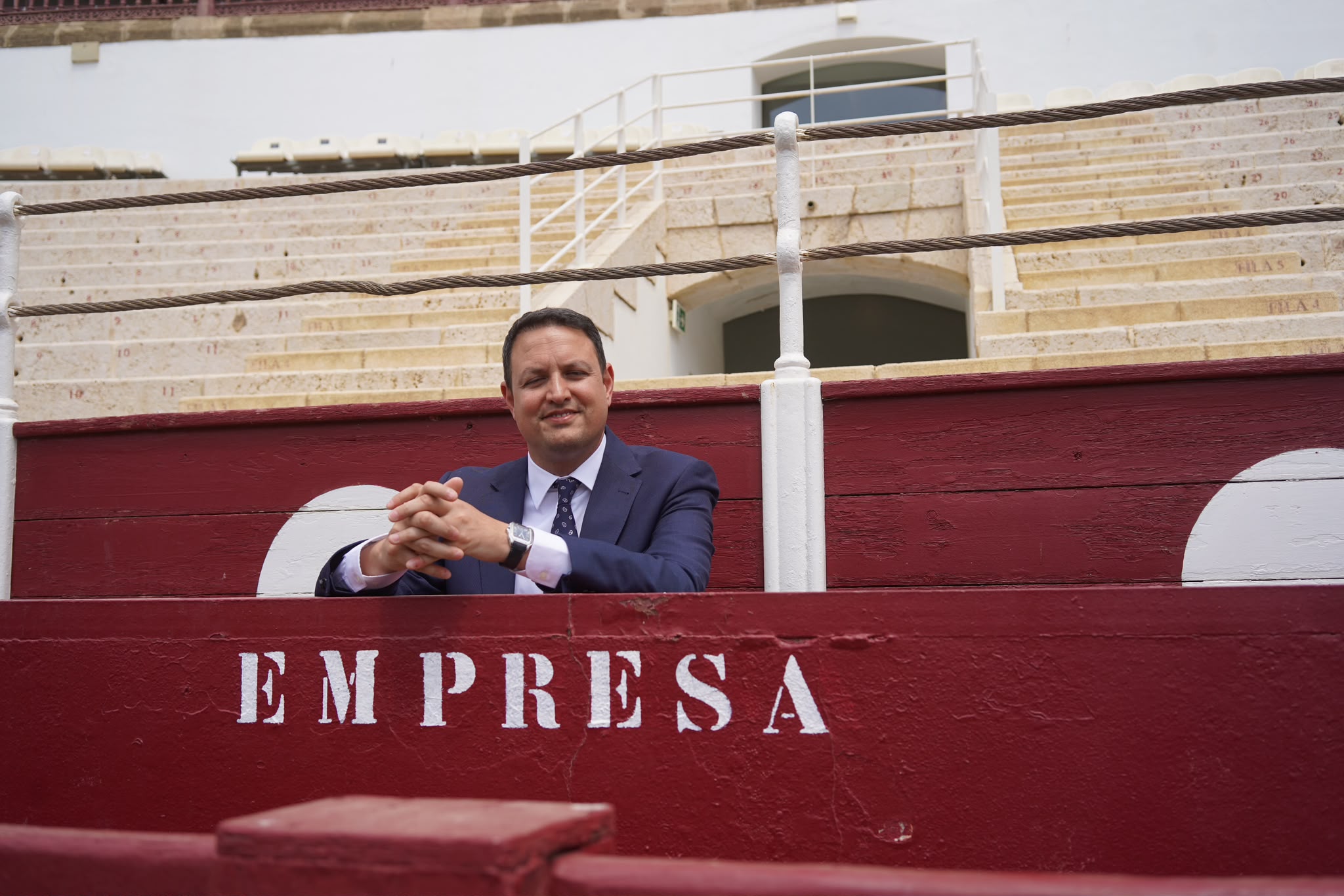 Alberto García, CEO de Tauroemoción: "No venimos a cumplir, sino a marcar una época en La Malagueta" Alberto García, CEO de Tauroemoción: "No venimos a cumplir, sino a marcar una época en La Malagueta"