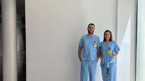 David Monasor, investigador principal, junto a Natalia Méndez, supervisora de Pediatría del Hospital Universitario del Vinalopó. David Monasor, investigador principal, junto a Natalia Méndez, supervisora de Pediatría del Hospital Universitario del Vinalopó.