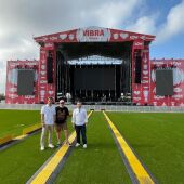 Visita al Parque Antonio Soria en las horas previas al inicio del festival