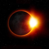 Eclipse solar. Imagen de archivo. Eclipse solar. Imagen de archivo.
