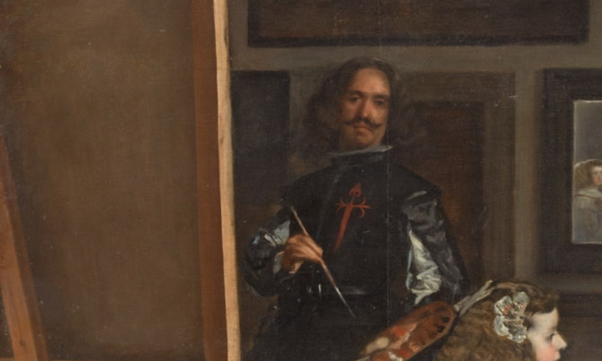 Diego Velázquez autorretratado en 'Las Meninas' Diego Velázquez autorretratado en 'Las Meninas'