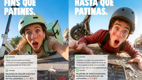 'Conecta con la vía', la campaña de València para prevenir las distracciones en el uso de vehículos de movilidad personal 'Conecta con la vía', la campaña de València para prevenir las distracciones en el uso de vehículos de movilidad personal