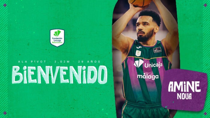 Amine Noua, nuevo jugador de Unicaja Amine Noua, nuevo jugador de Unicaja