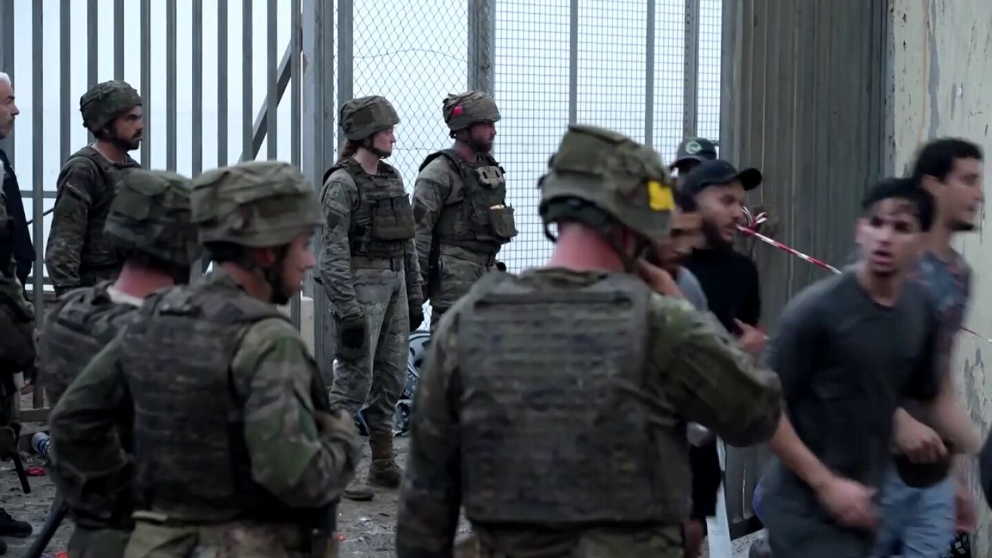 El colapso en Ceuta tras la llegada masiva de migrantes por la frontera