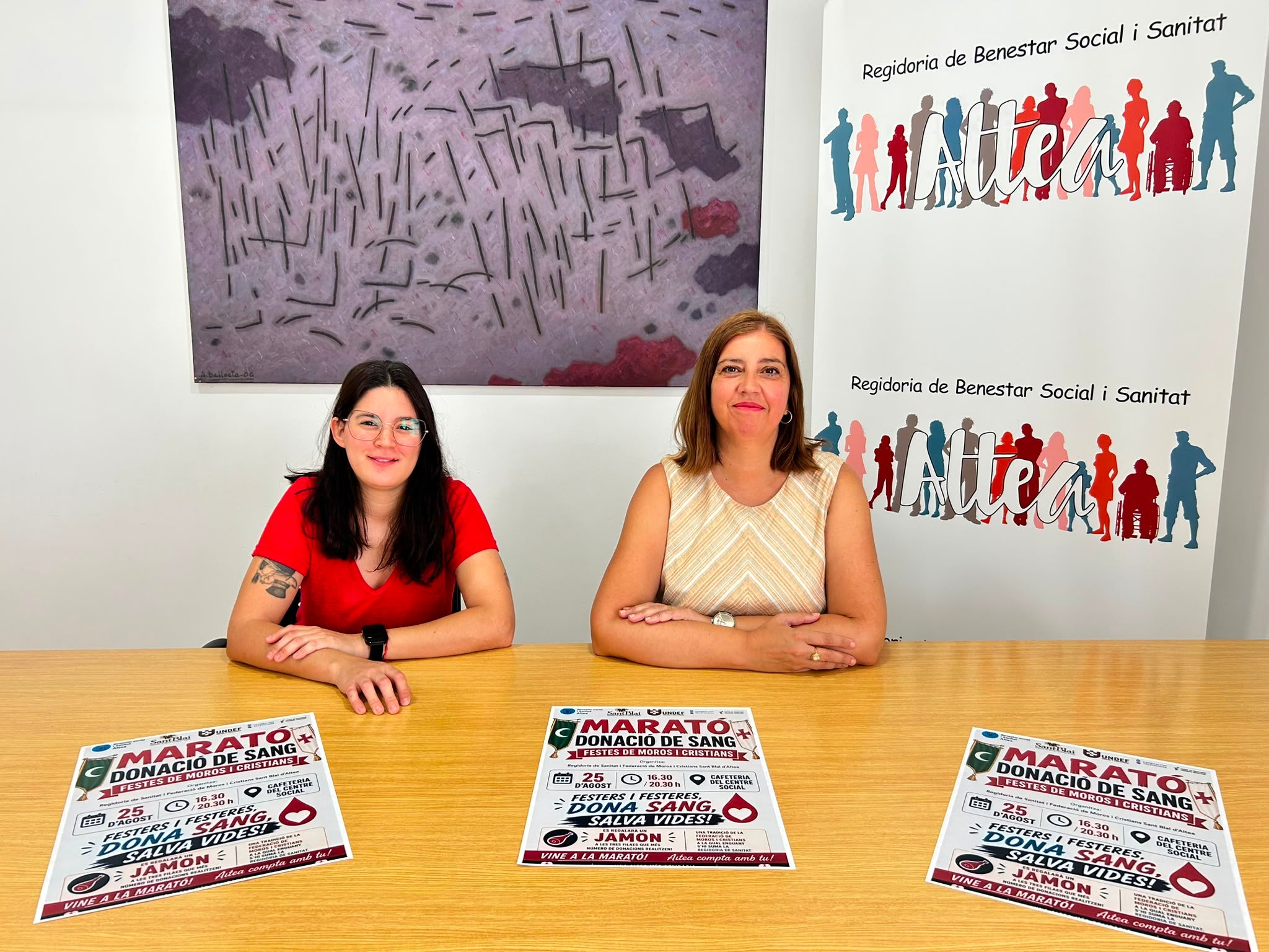 Sanidad y la Federación de Moros y Cristianos de Altea anima a donar sangre en la Maratón Festera Sanidad y la Federación de Moros y Cristianos de Altea anima a donar sangre en la Maratón Festera
