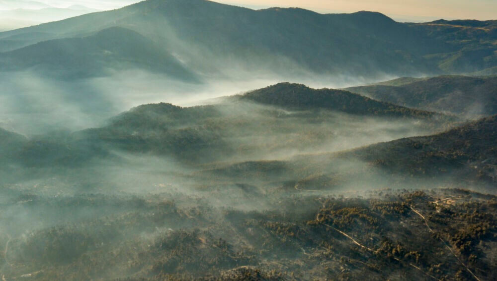 El Tiemblo, Ávila. Incendio de Burgohondo.