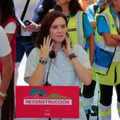 La presidenta de la Comunidad de Madrid, Isabel Díaz Ayuso, en Pelayos de la Presa La presidenta de la Comunidad de Madrid, Isabel Díaz Ayuso, en Pelayos de la Presa