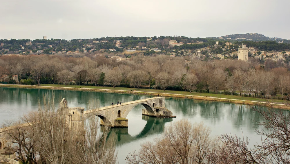 Puente sobre el Ródano, Avignon Puente sobre el Ródano, Avignon