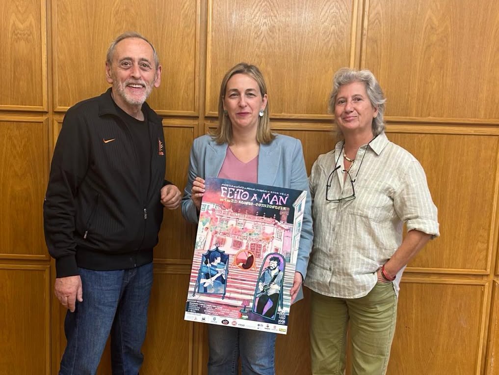 "Feito a Man 2026" llenará el Casco Histórico de Santiago con más de dos semanas de música y actividades gratuitas "Feito a Man 2026" llenará el Casco Histórico de Santiago con más de dos semanas de música y actividades gratuitas