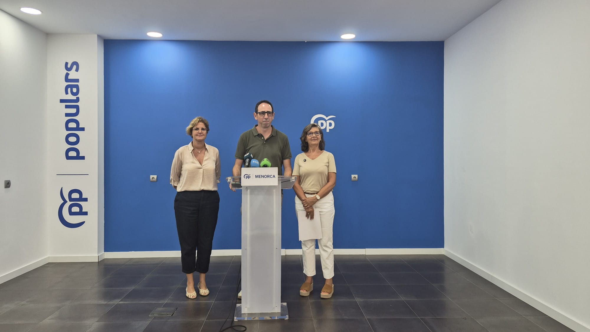 El PP Mahón en Rueda Prensa El PP Mahón en Rueda Prensa