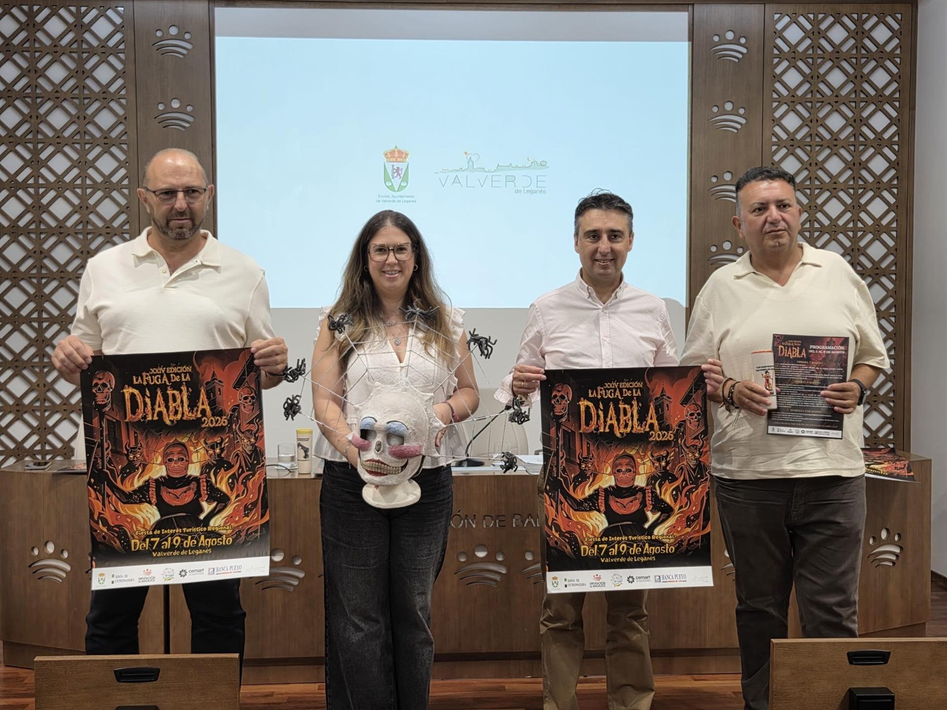 Valverde de Leganés retoma la eterna lucha entre el bien y el mal con la fiesta de 'La Fuga de la Diabla' Valverde de Leganés retoma la eterna lucha entre el bien y el mal con la fiesta de 'La Fuga de la Diabla'