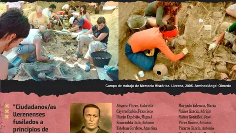 Las víctimas del franquismo en la Campiña Sur recibirán un homenaje este sábado en Llerena Las víctimas del franquismo en la Campiña Sur recibirán un homenaje este sábado en Llerena