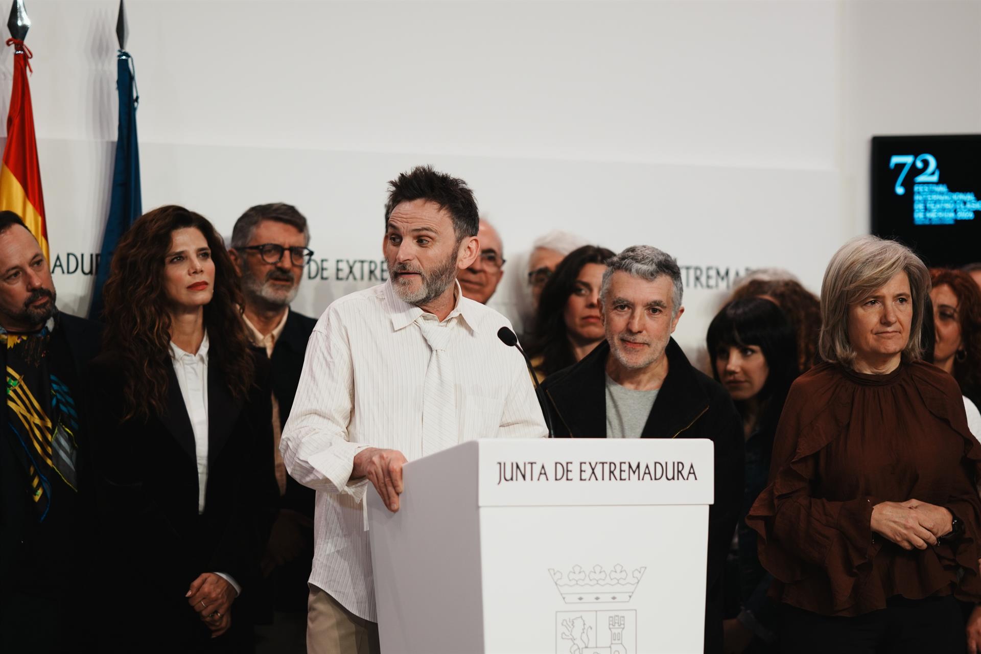 Fernando Tejero debuta en el Festival de Mérida con 'Cómicos de Roma': "Strabo me ha escogido a mí" Fernando Tejero debuta en el Festival de Mérida con 'Cómicos de Roma': "Strabo me ha escogido a mí"