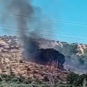 Incendio en Pinos Puente
