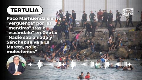 Paco Marhuenda en la tertulia de Más de Uno en Onda Cero Paco Marhuenda en la tertulia de Más de Uno en Onda Cero
