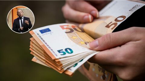 Gonzalo Bernardos y billetes de 50 euros Gonzalo Bernardos y billetes de 50 euros