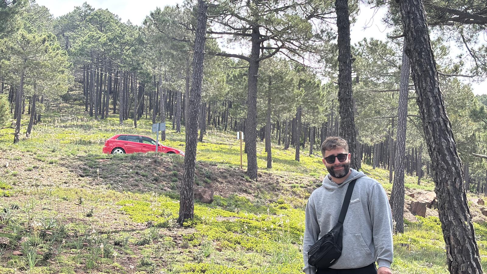 El técnico de Mensa Cívica, Jon Zuazo, en la Cadena de Teruel El técnico de Mensa Cívica, Jon Zuazo, en la Cadena de Teruel