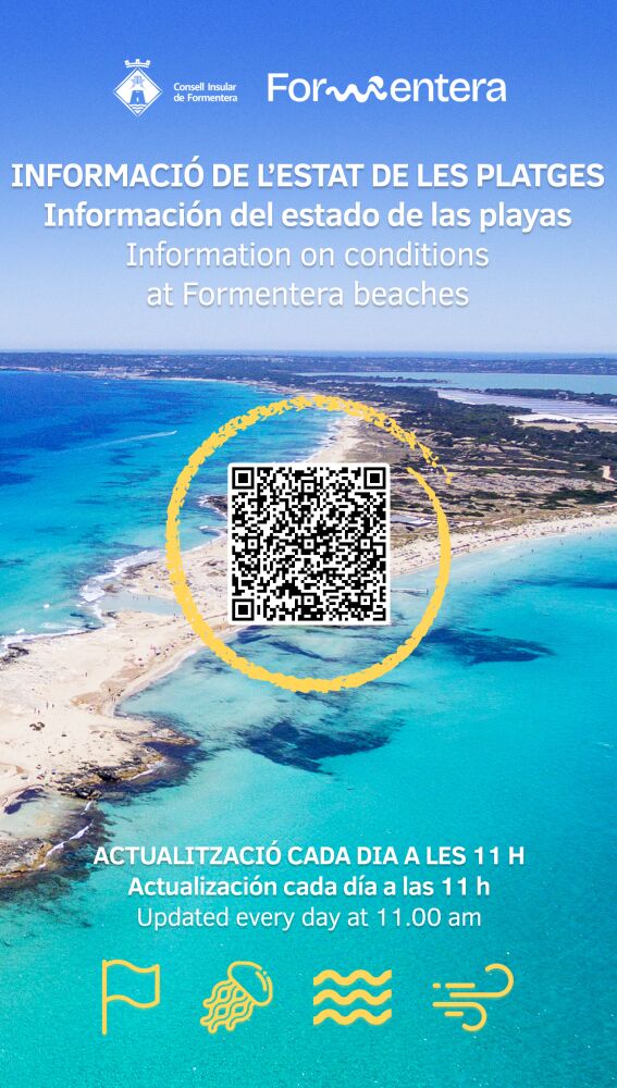Imagen de la campaña para estar informados de la situación de las playas