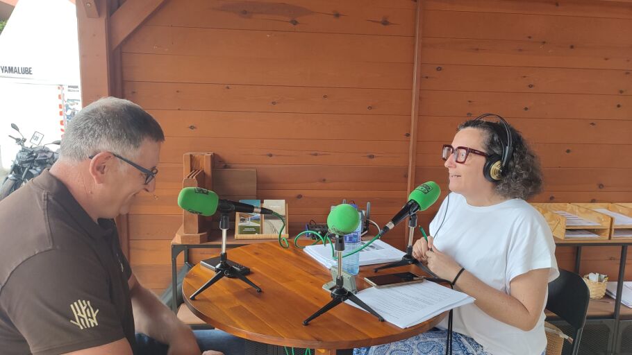 Emitimos el programa "M&aacute;s de Uno Asturias" desde el stand de Tinastur en la Feria de Muestras 