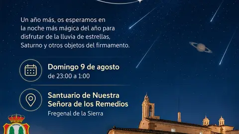 Fregenal celebra La Noche de las Perseidas en momento de "gran auge" del astroturismo Fregenal celebra La Noche de las Perseidas en momento de "gran auge" del astroturismo