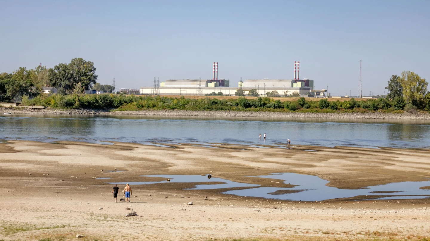 A view of the Paks Power Plant from the Danube embankment in the town across the river on July 31, 2026 in Dunaszentbenedek, Hungary A view of the Paks Power Plant from the Danube embankment in the town across the river on July 31, 2026 in Dunaszentbenedek, Hungary