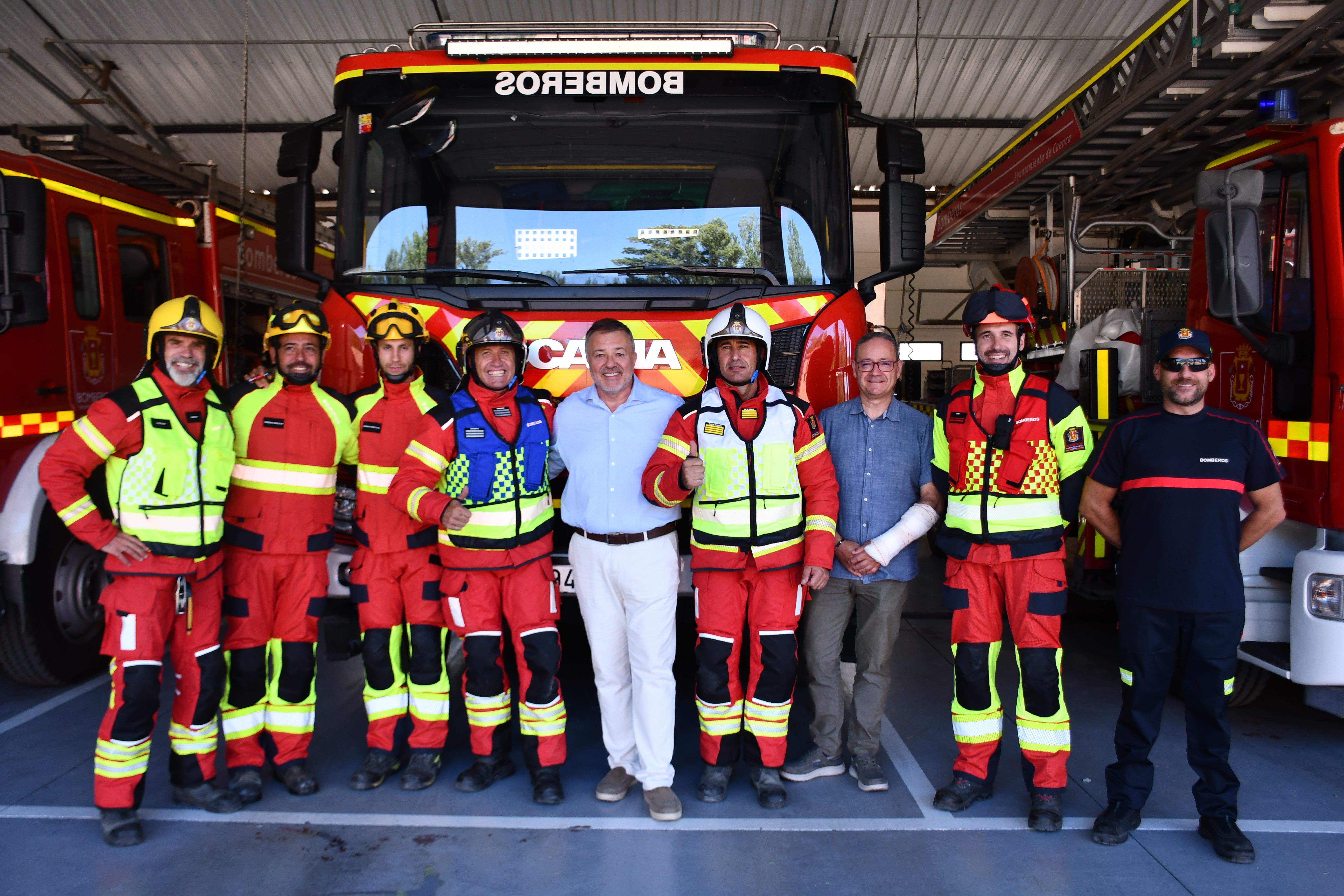 El Servicio de Bomberos de Cuenca incorpora nuevos e innovadores equipos de protección individual El Servicio de Bomberos de Cuenca incorpora nuevos e innovadores equipos de protección individual