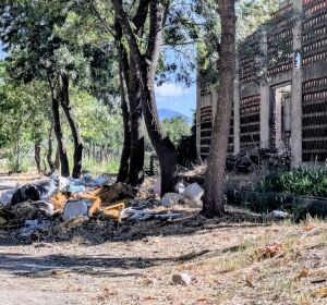 El PSOE denuncia la acumulaci&oacute;n de residuos en el camino del parque de los Ca&ntilde;os y reclama m&aacute;s vigilancia