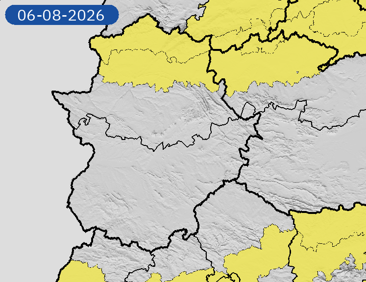 Este jueves se activarán las alertas amarillas por altas temperaturas en los Valles del Tajo y el Alagón, así como en el norte cacereño Este jueves se activarán las alertas amarillas por altas temperaturas en los Valles del Tajo y el Alagón, así como en el norte cacereño