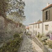Santiago transformará cinco edificios de la rúa da Caramoniña en nueve viviendas municipales de alquiler accesible