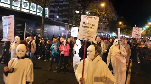 Concentración por crimen machista en Bilbao Concentración por crimen machista en Bilbao