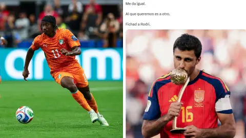 Las redes estallan tras confirmarse el fichaje de Diomande por el Real Madrid: "Queremos a Rodri" Las redes estallan tras confirmarse el fichaje de Diomande por el Real Madrid: "Queremos a Rodri"