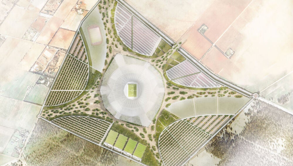 Diseño del Estadio Hassan II / Getty Images