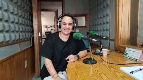 Cristina Miguel en los estudios de Onda Cero Ibiza y Formentera Cristina Miguel en los estudios de Onda Cero Ibiza y Formentera