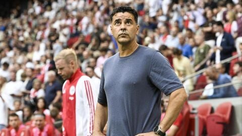 El entrenador Míchel Sánchez en una foto de archivo. 