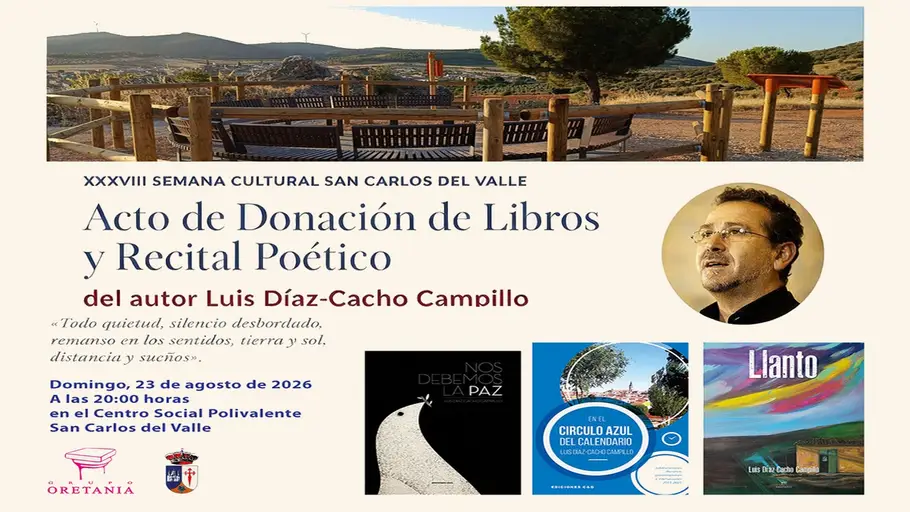 Luis Díaz-Cacho dona su obra a San Carlos del Valle Luis Díaz-Cacho dona su obra a San Carlos del Valle