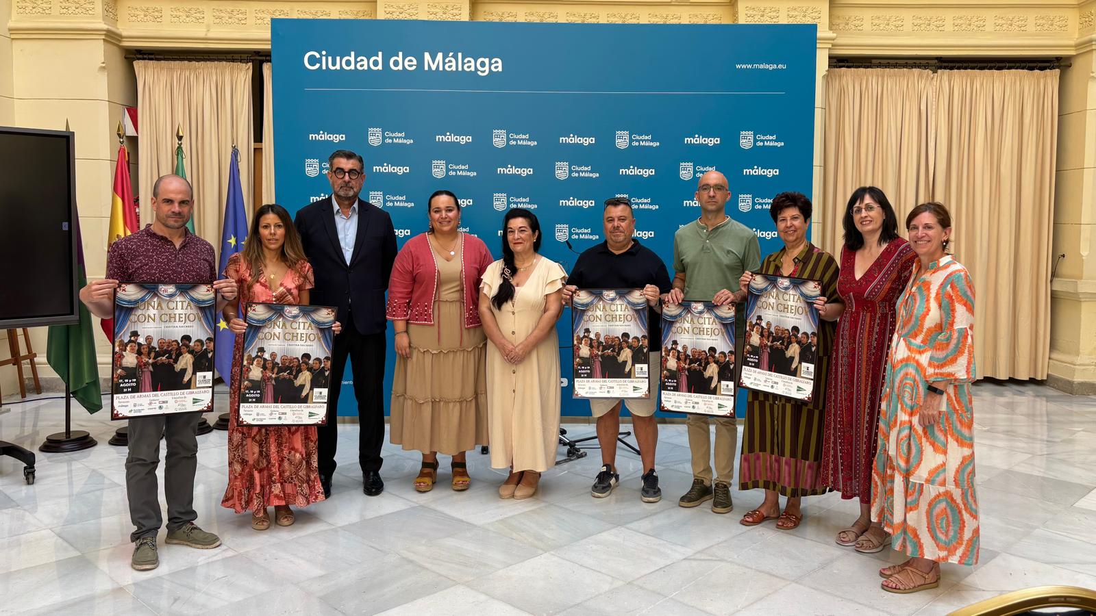 El ciclo teatral Clásicos Solidarios en el Castillo de Gibralfaro representará ‘Una cita con Chejov’ del 17 al 19 de agosto El ciclo teatral Clásicos Solidarios en el Castillo de Gibralfaro representará ‘Una cita con Chejov’ del 17 al 19 de agosto