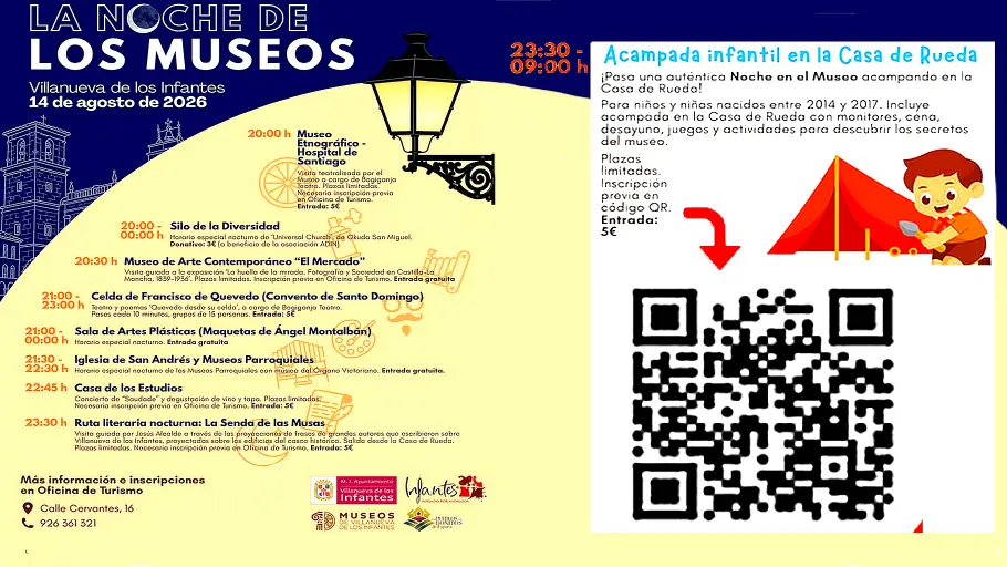 La Noche de los Museos 2026 en Infantes La Noche de los Museos 2026 en Infantes